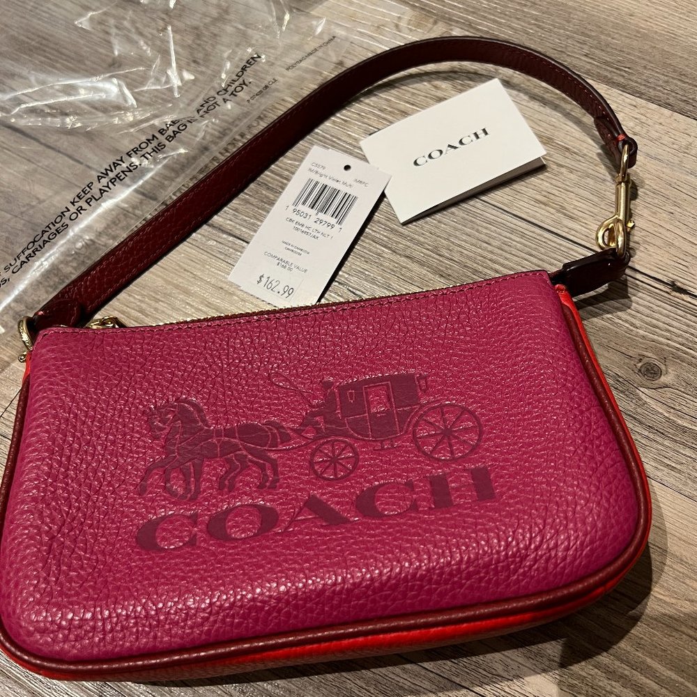 New! Coach Nolita 19 With Horse And Carriage